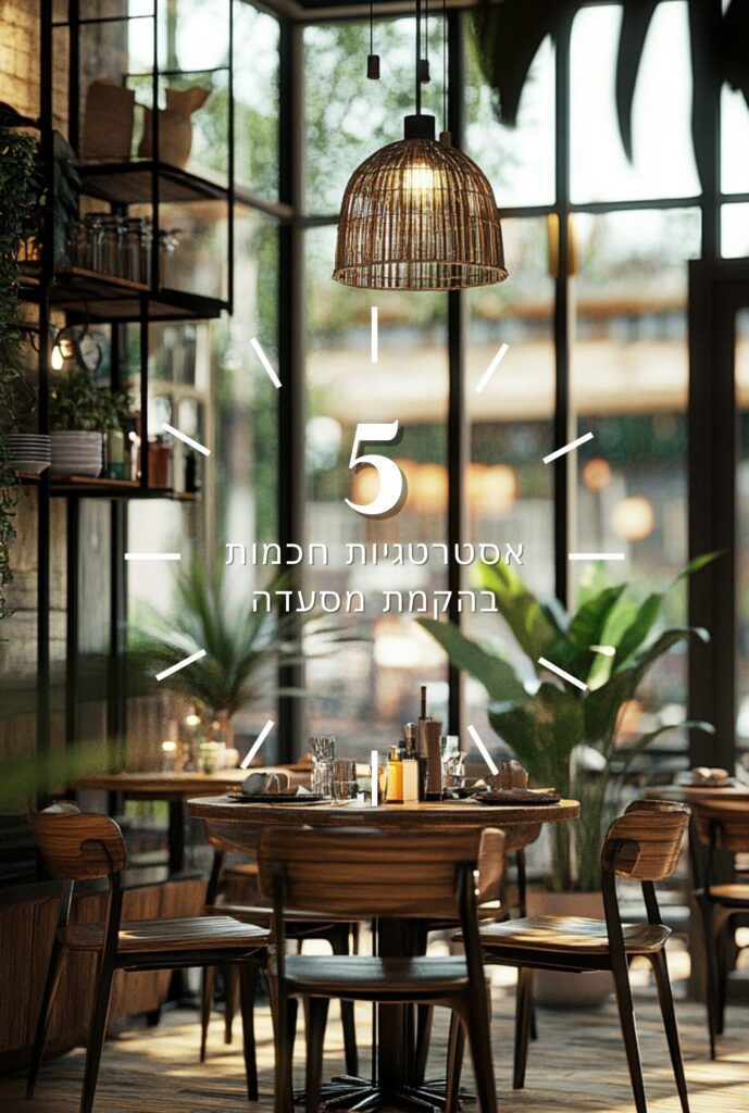 תוכנית עסקית למסעדה - שולמן אסטרטגיה - 5 אסטרטגיות חכמות בהקמת מסעדה